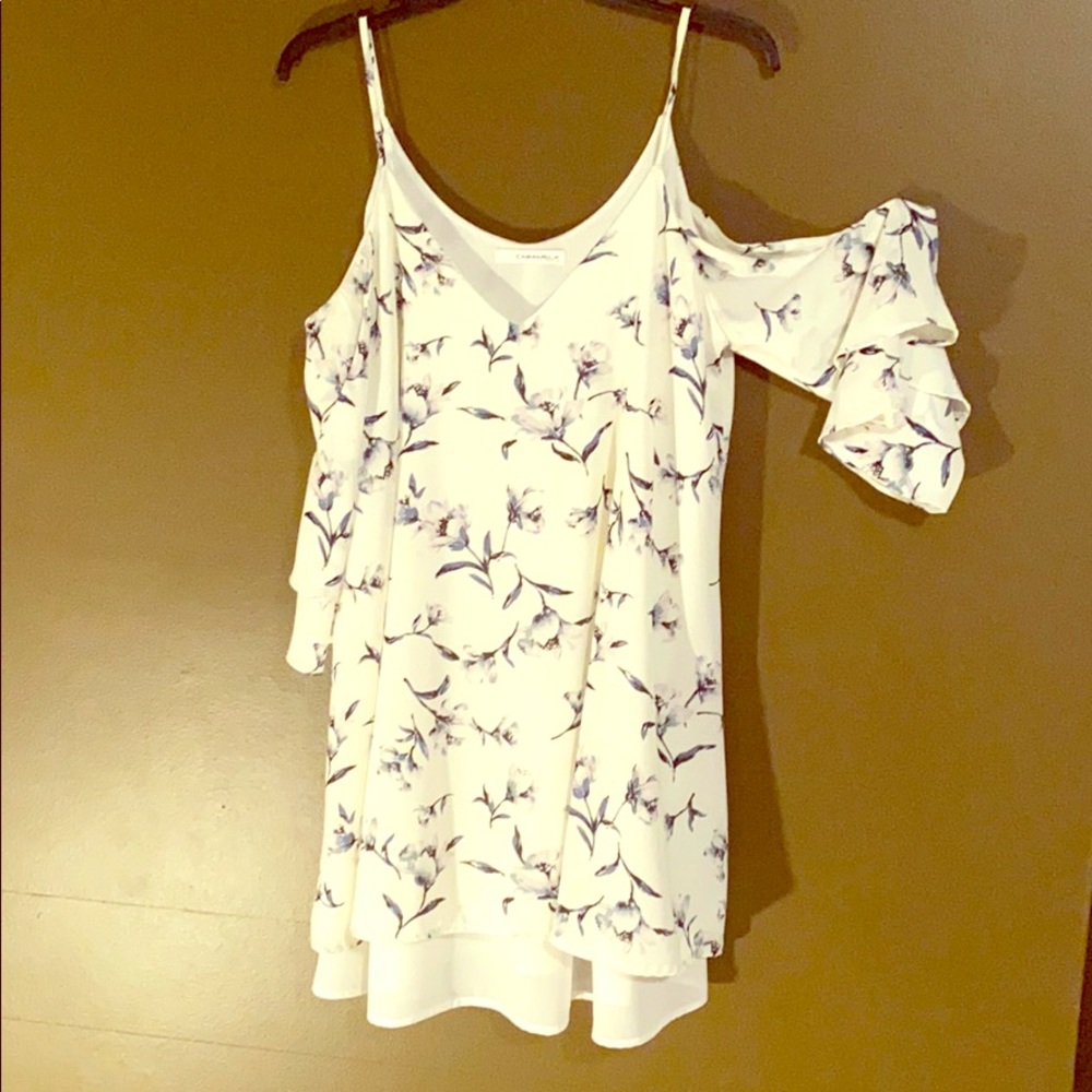 Cold shoulder dress